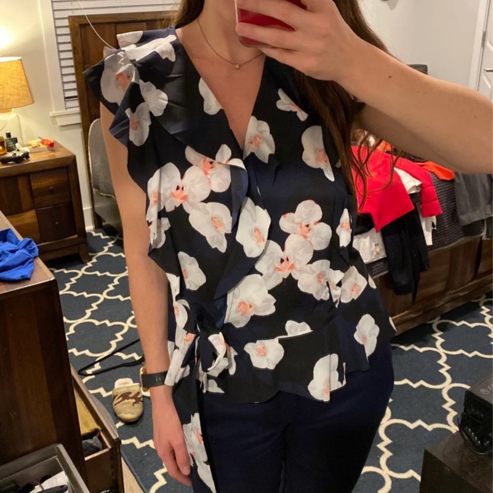 Banana Republic Floral Blouse